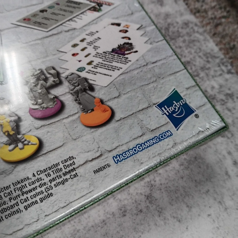 Monopoly Crazy for Cats Pet Edition Board Game Hasbro E9675 Ages 8+ New